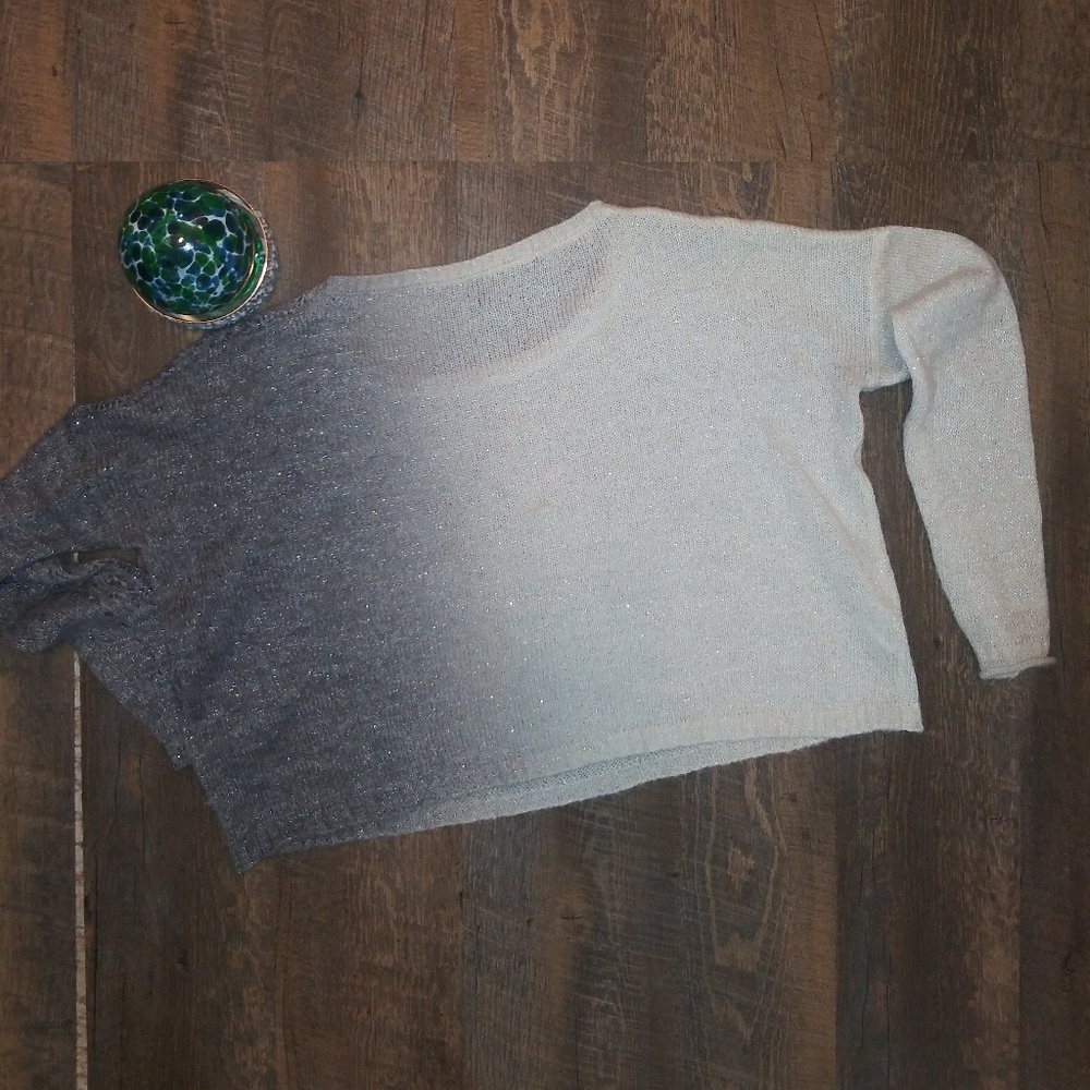 UNITED COLORS OF BENETTON OMBRE CROP SWEATER - Picture 8 of 8